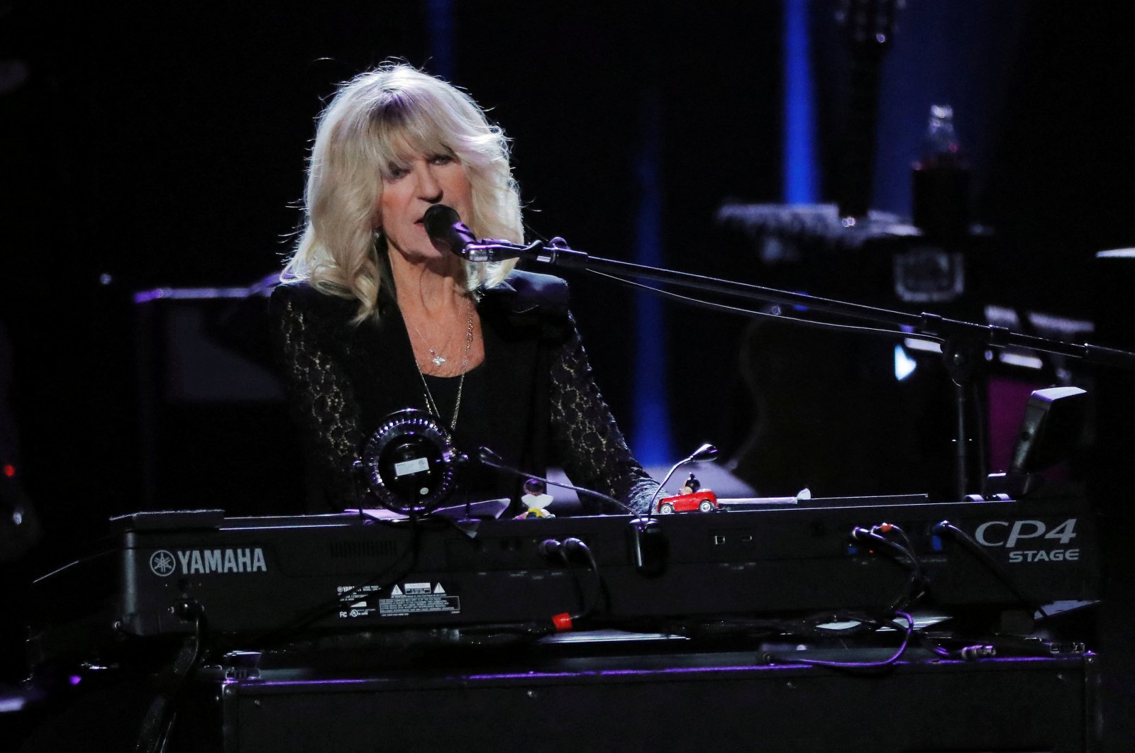 Honoree Christine McVie of the group Fleetwood Mac performs during the 2018 MusiCares Person of the Year show at Radio City Music Hall, New York, U.S., Jan. 26, 2018. (Reuters Photo)