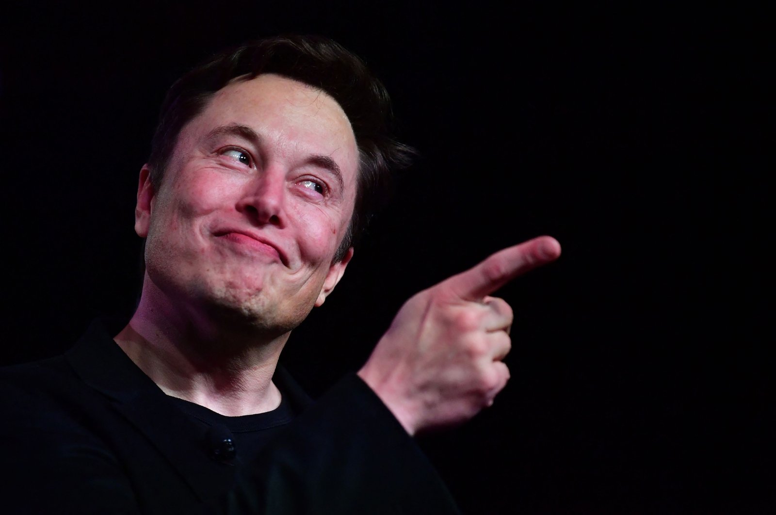 Tesla CEO Elon Musk speaks during the unveiling of the new Tesla Model Y in Hawthorne, California, U.S., March 14, 2019. (AFP Photo)