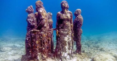 An installation at the Cancun Underwater Museum, in Cancun, Mexico. (Shutterstock Photo)