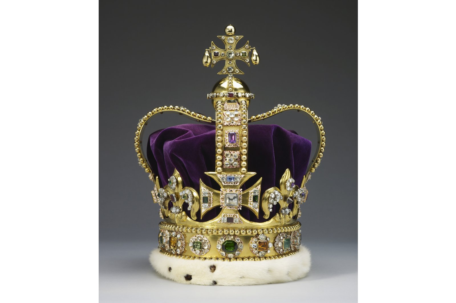 St. Edward&#039;s Crown will be worn by King Charles III on his coronation on May 6, 2023. (AP Photo)