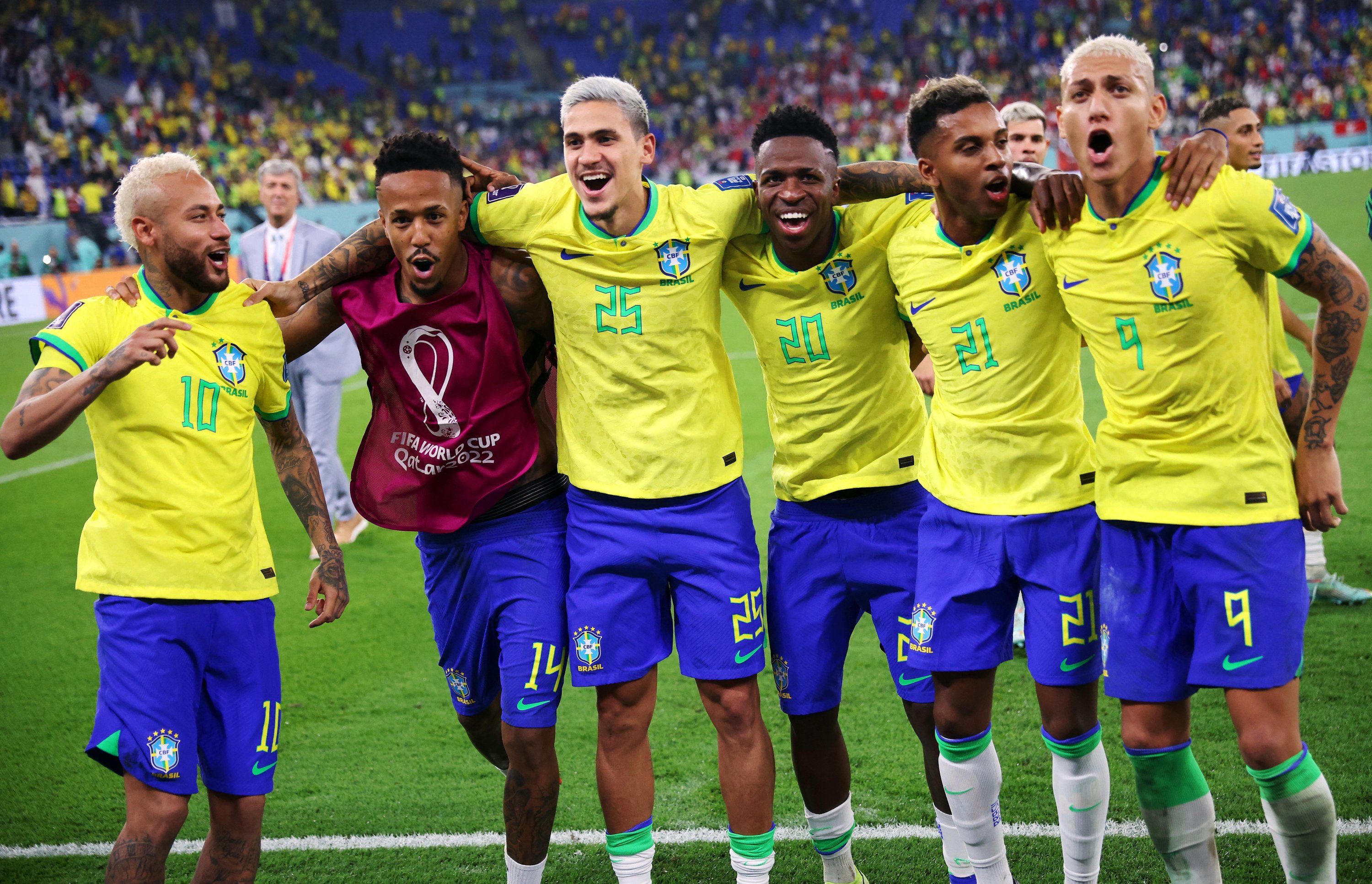 2022 World Cup: Neymar Convert Penalty Kick Goal vs. South Korea