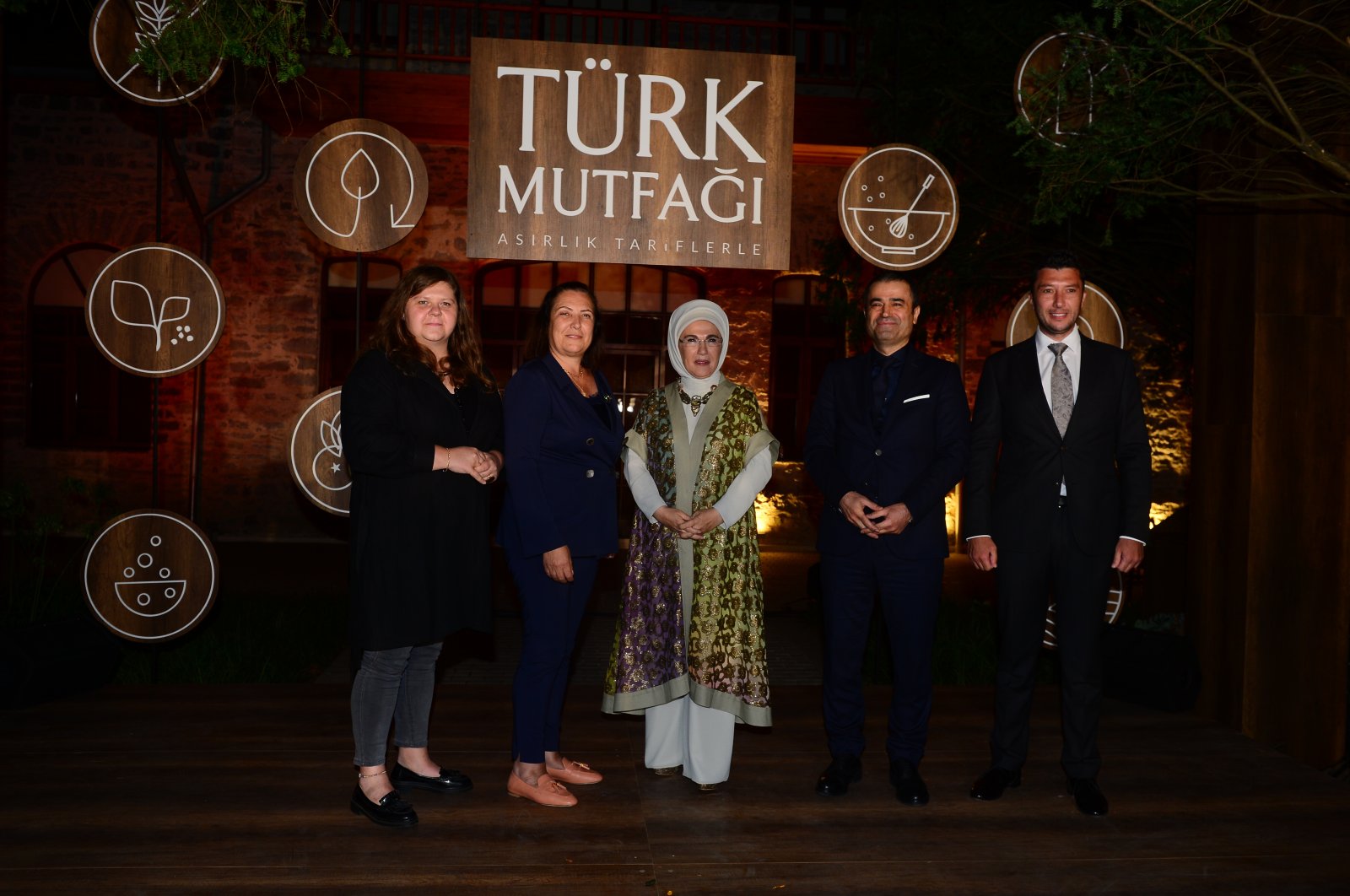 The launch meeting of &quot;Turkish Cuisine with Centennial Recipes&quot; with first lady Emine Erdoğan (C), Ankara, Türkiye, Sept. 8, 2021. (Sabah Archive Photo)