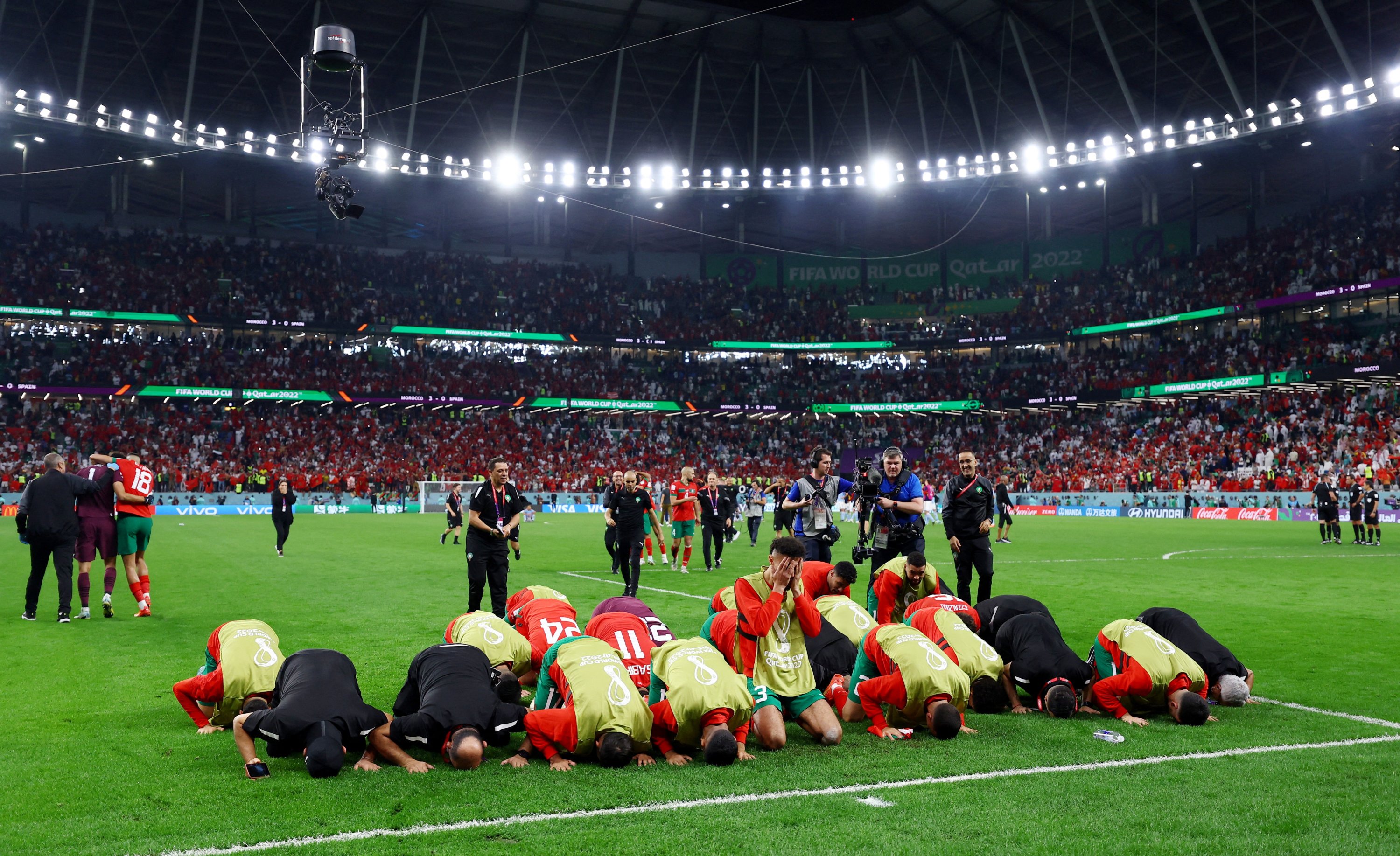 Morocco kick Spain out of World Cup with shootout win Daily Sabah