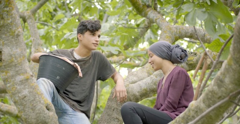 A still shot taken from "Under the Fig Trees," by Erige Sehiri.