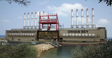The Karadeniz Powership Orhan Bey, an electricity-generating ship from Türkiye, is docked at the port of Jiyeh, south of Beirut, Lebanon, Aug. 13, 2013. (Reuters Photo)
