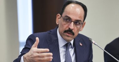 Presidential Spokesperson Ibrahim Kalın speaks at the "Türkiye-Kazakhstan Educational Cooperation Workshop" in the capital Ankara, Türkiye, Dec. 7, 2022. (AA Photo)