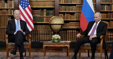 U.S. President Joe Biden meets with Russian President Vladimir Putin, in Geneva, Switzerland, June 16, 2021. (AP File Photo)