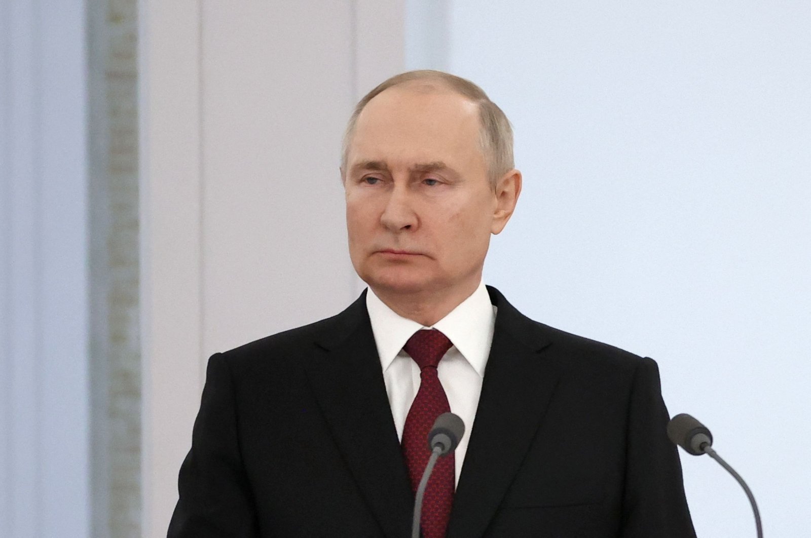 Russian President Vladimir Putin attends a ceremony in Moscow, Russia, Dec. 8, 2022. (AFP Photo)