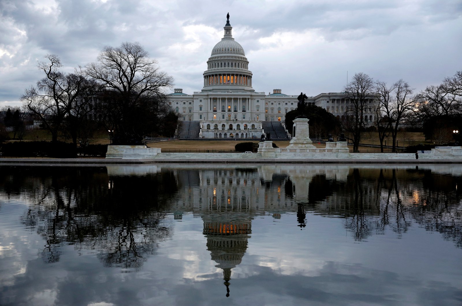 Clouds pass over the U.S. Capitol in Washington, U.S., Jan. 22, 2018. (Reuters Photo)