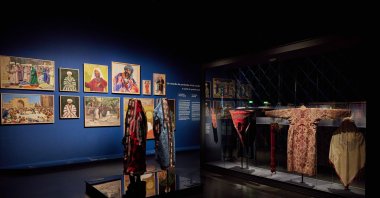 168 historical artifacts, which started to be exhibited in the Louvre Museum of France, reflect the 2,000-year history of Uzbekistan, Paris, France, Nov. 27, 2022. (DHA Photo)