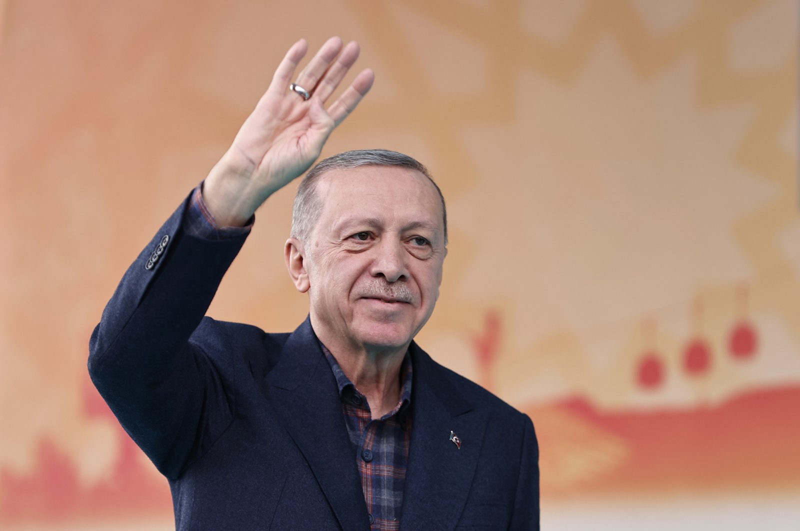 President Recep Tayyip Erdoğan is seen at a program in Samsun province, Türkiye, Dec.10, 2023. (AA Photo)