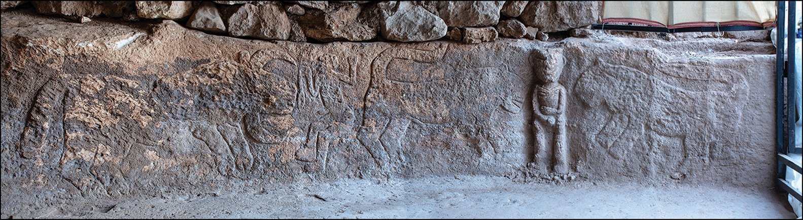 Relief Sayburç, di bagian utara desa Sayburç, di Şanlıurfa, Türkiye.  (Foto dari jurnal Antiquity)