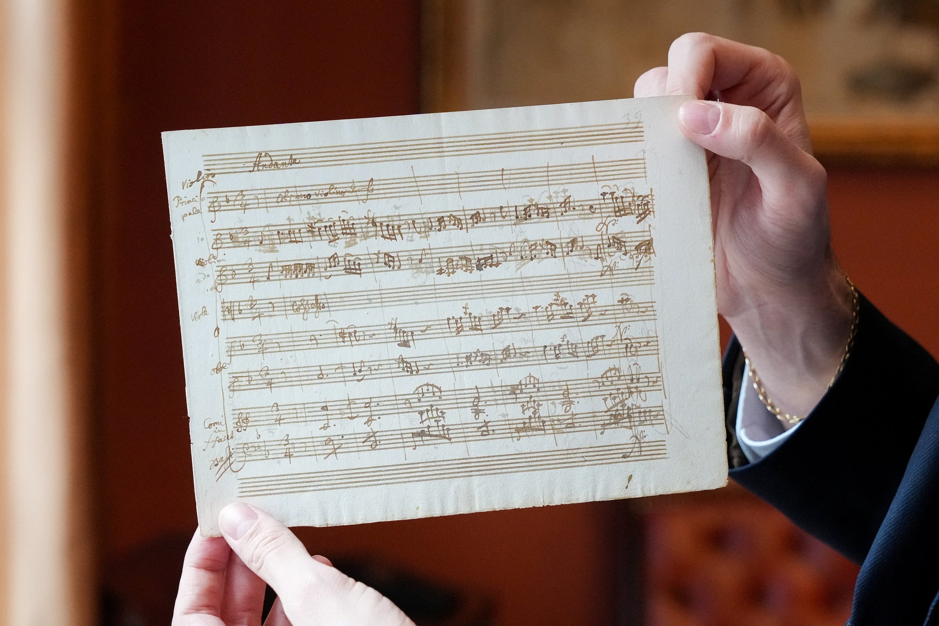 Mozart's music sheet to fetch at least 99,000 at auction Daily Sabah