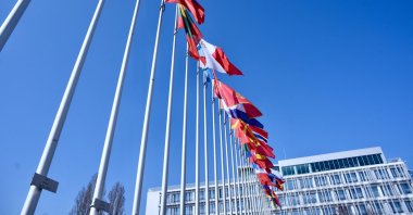 Illustration of the Council of Europe, in Strasbourg, Northeastern France, on March 9, 2022. (REUTERS Photo)