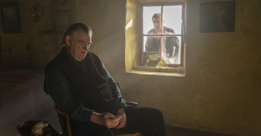 This image released by Searchlight Pictures shows Brendan Gleeson in &quot;The Banshees of Inisherin.&quot; (AP Photo)