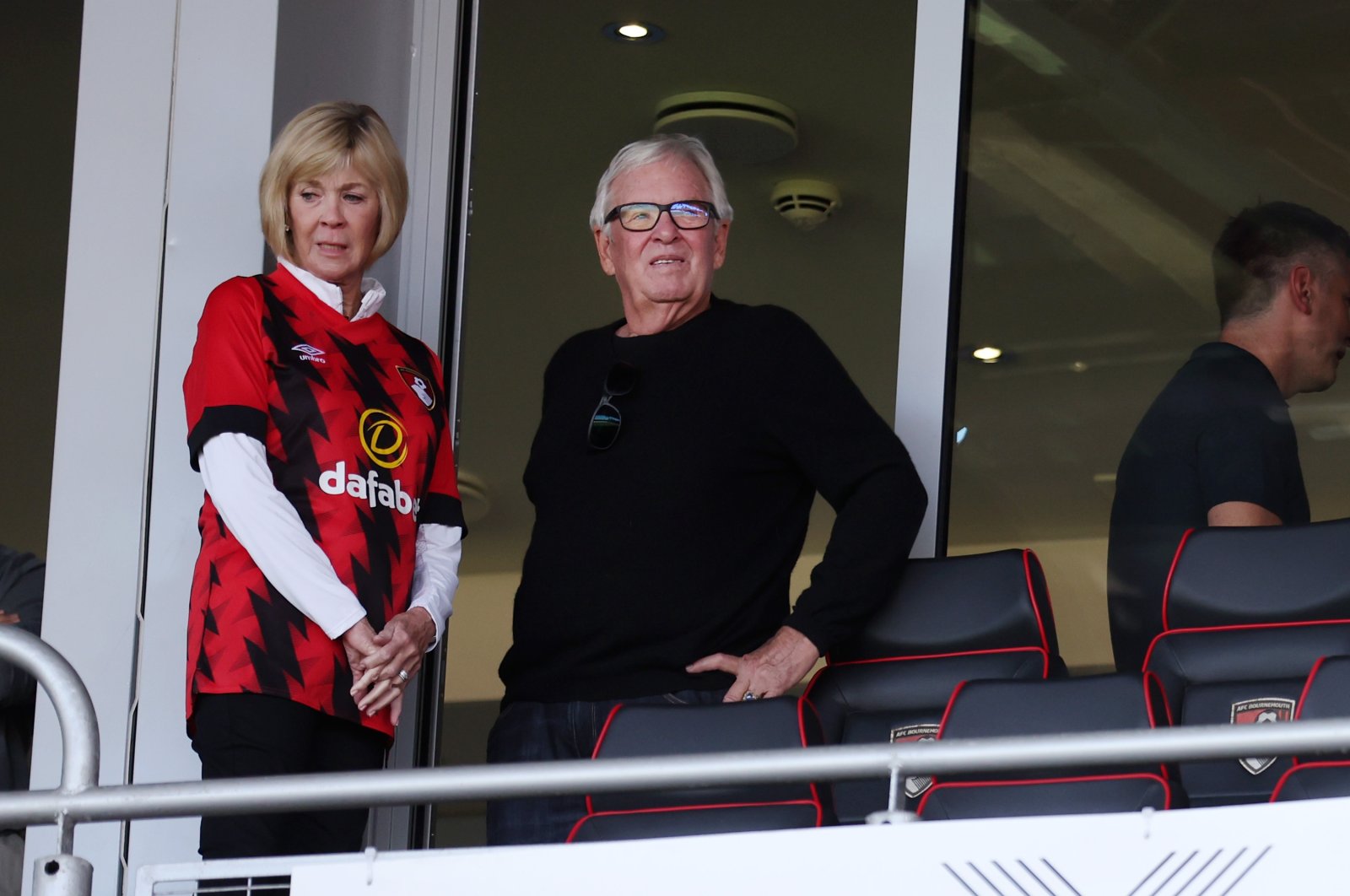 American businessperson Bill Foley looks on prior to the Premier League match between AFC Bournemouth and Leicester City at Vitality Stadium, Bournemouth, England, Oct. 8, 2022. (Getty Images Photo)