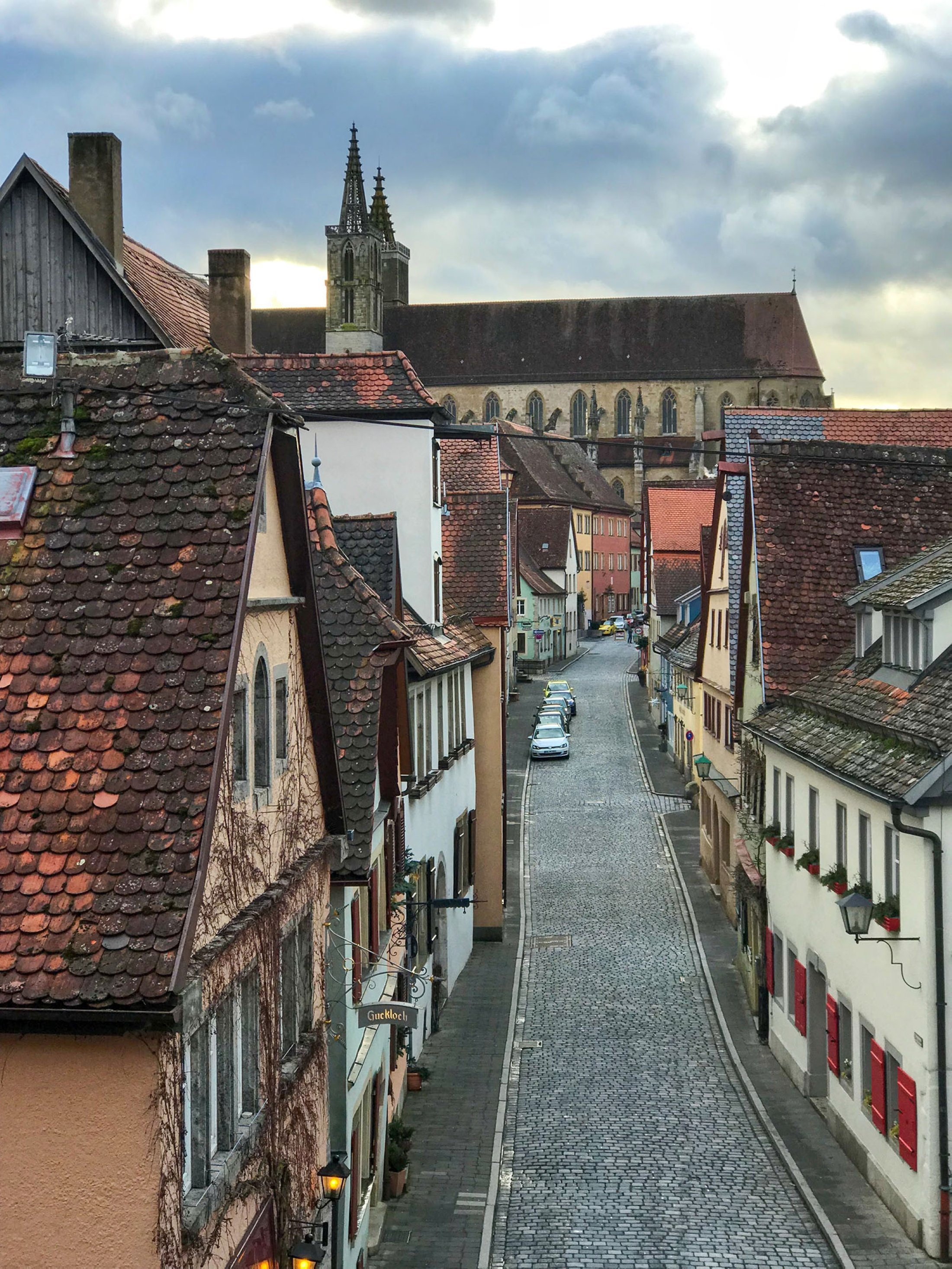 Kota Rothenburg ob der Tauber, di Jalan Romantis di Jerman.  (Foto oleh Özge Şengelen)