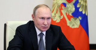 Russia's President Vladimir Putin chairs a meeting with members of the government, via a video conference at the Novo-Ogaryovo state residence, outside Moscow, Dec. 14, 2022. (AFP File Photo)