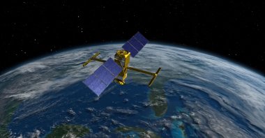 An artist&#039;s illustration shows the advanced radar SWOT satellite that was designed and built at NASA&#039;s Jet Propulsion Laboratory near Los Angeles, February 2015. (Reuters Photo)