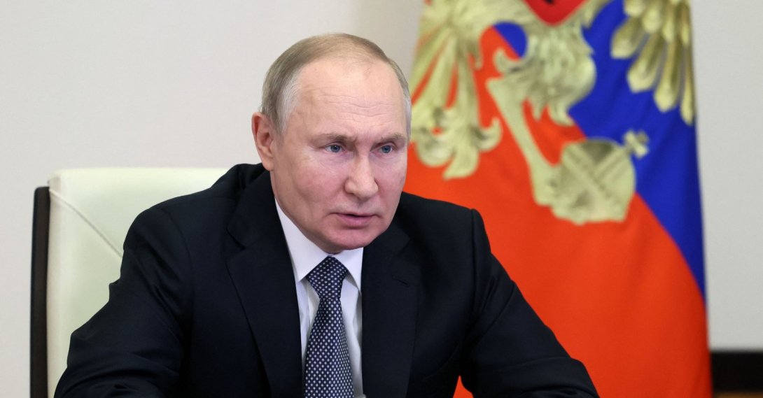 Russia's President Vladimir Putin chairs a meeting with members of the government, via a video conference at the Novo-Ogaryovo state residence, outside Moscow, Dec. 14, 2022. (AFP File Photo)