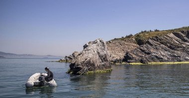 A view of the Marmara Sea off Istanbul, Türkiye. (AA Photo)