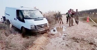 A minibus lost control and crashed, killing nine people in the district of Harran in Şanlıurfa, Dec. 16, 2022. (DHA Photo)