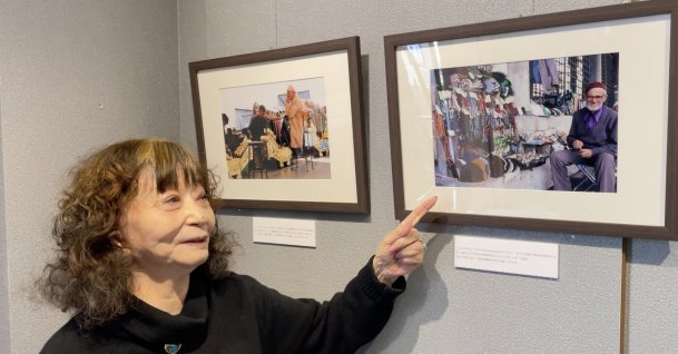Japanese photographer and writer Sachiko Shibusawa has been traveling in the country since 1981, observing the Turkish people, their history, cuisine and culture, Tokyo, Japan, Dec. 8, 2022. (AA Photo)