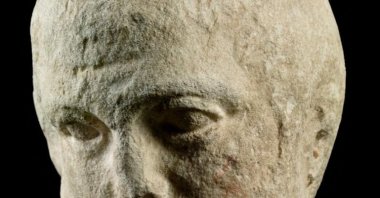 One of the three fragments of Parthenon Sculptures housed by the Vatican Museum that Pope Francis decided to return to Athens, Vatican City. (Reuters Photo)