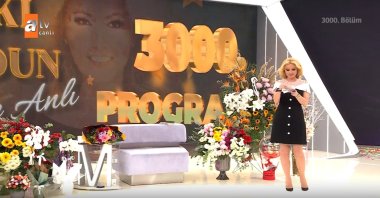 Screenshot of Müge Anlı on her show, Dec. 19, 2022. (Courtesy of ATV)