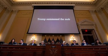 The House Select Committee to Investigate the January 6th Attack on the U.S. Capitol meets during a hearing, in Washington, U.S., Dec. 19, 2022. (Reuters Photo)