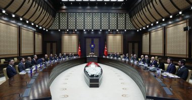 President Recep Tayyip Erdoğan chairs an executive meeting of the defense industry in Ankara, Dec. 20, 2022. (AA Photo)
