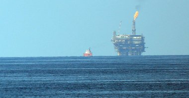 Eni&#039;s Bouri Offshore oil terminal is seen off the Libyan coast, in the Mediterranean Sea, Aug. 1, 2015. (AP Photo)
