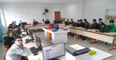 Students participate in the "Technology and Entrepreneurship Workshop" in Bahçelievler, Istanbul, Dec. 20, 2022. (Courtesy of the Directorate of Education)