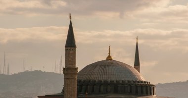 The dome and minarets of the Hagia Sophia in Istanbul, Türkiye. (Shutterstock Photo)
