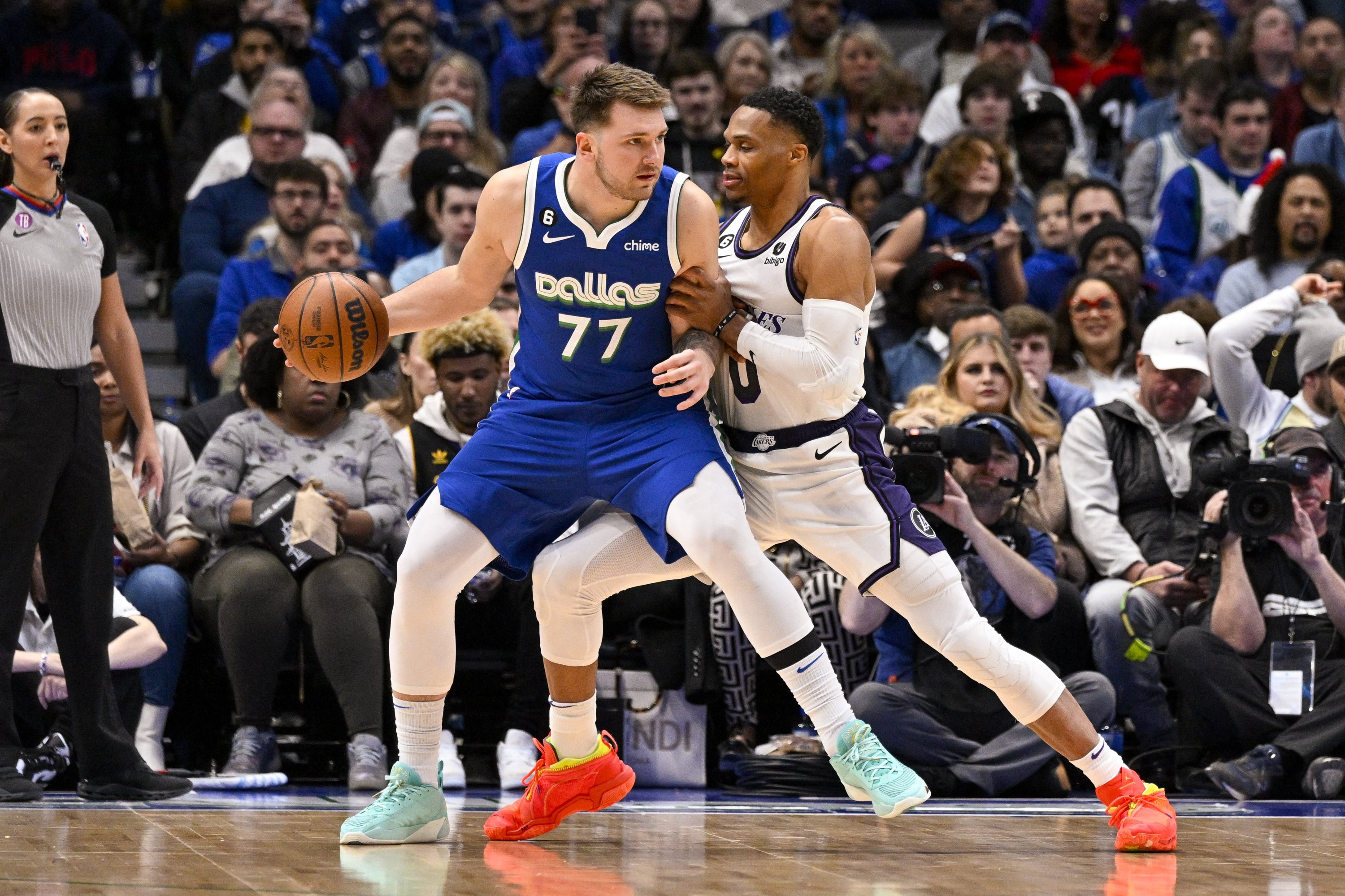 Luka Doncic against OKC (westbrook) 