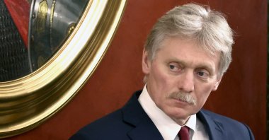 Kremlin spokesman Dmitry Peskov attends a news conference of Russian President Vladimir Putin following a meeting of the State Council on implementing the youth policy in current conditions, at the Kremlin in Moscow, Russia, Dec. 22, 2022.  (EPA Photo)