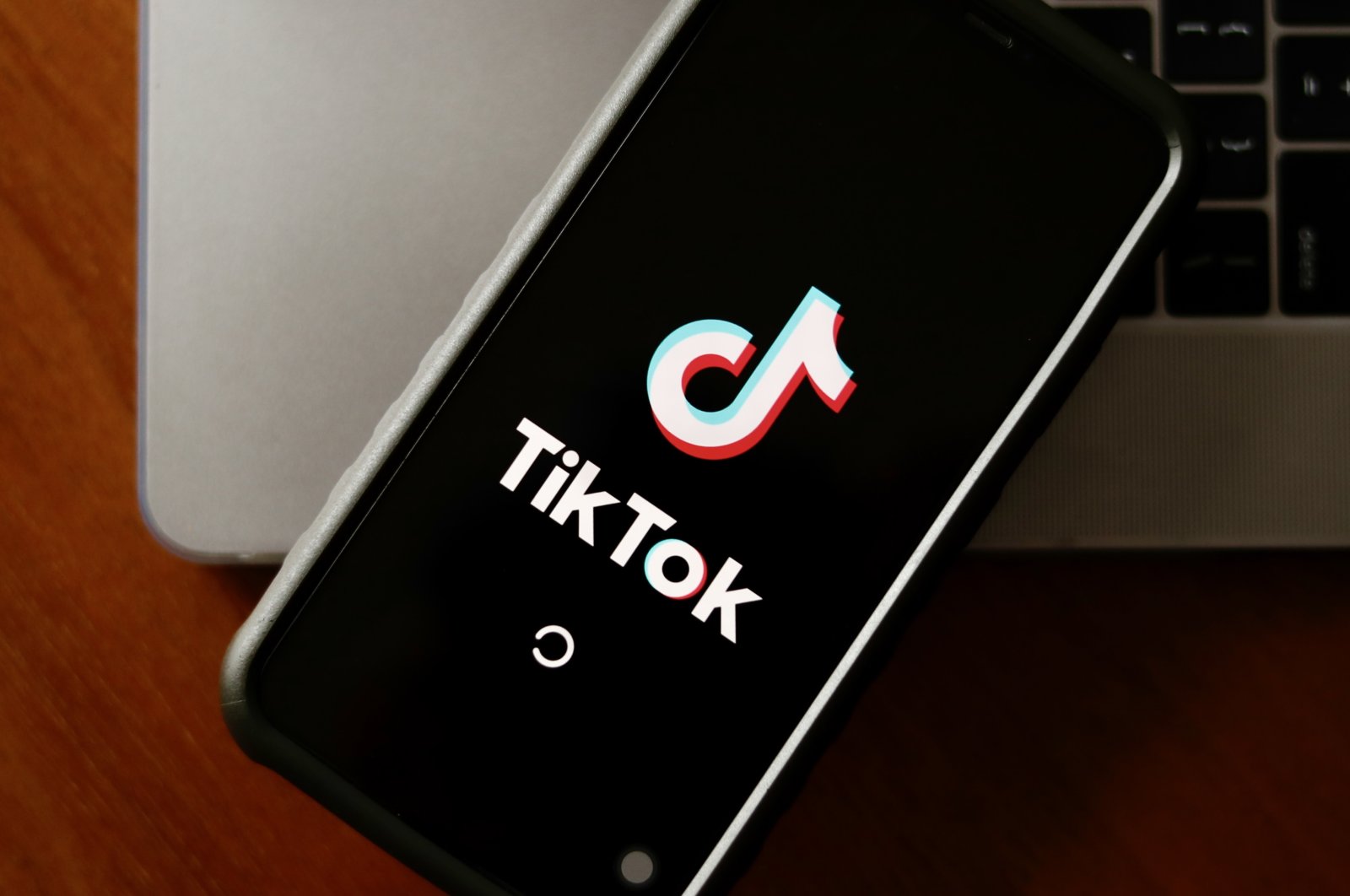 The Tiktok application logo is pictured on a smartphone in Taipei, Taiwan, Dec. 6, 2022. (EPA Photo)