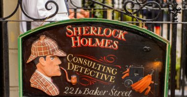 Sherlock Holmes Museum, 221 Baker Street, London, U.K., July 22, 2016. (Shutterstock Photo)