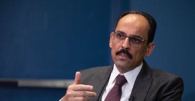 Spokesman Ibrahim Kalın speaks at an interview, in Chicago, U.S., Dec. 31, 2021. (AA Photo)
