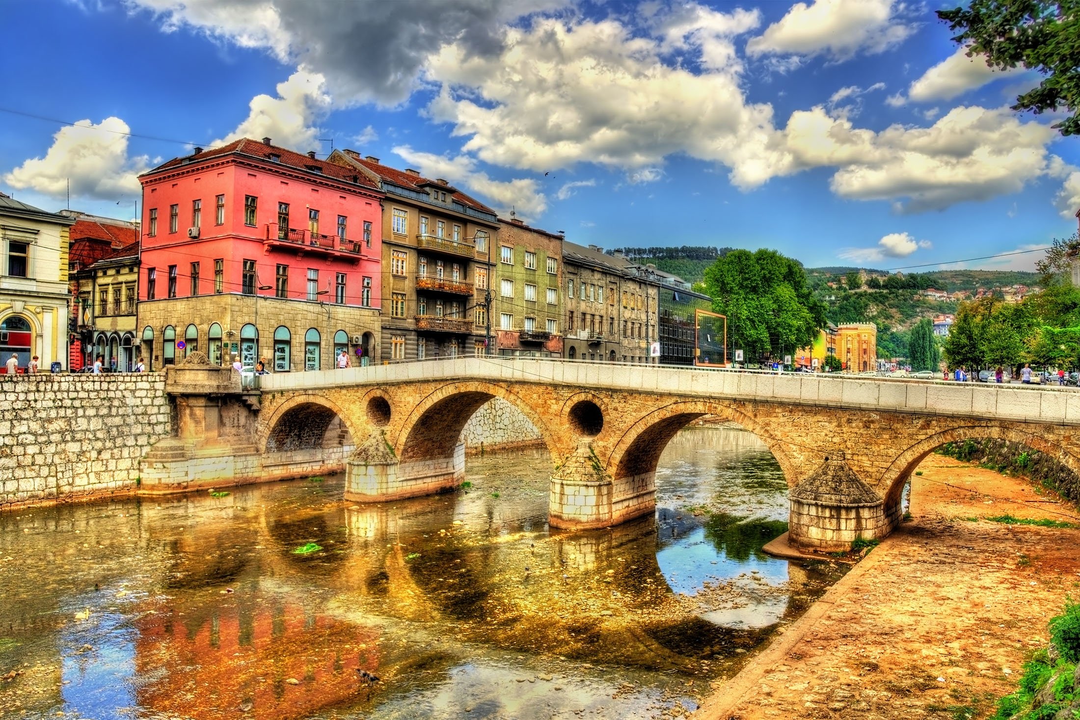 The Latin Bridge, in Sarajevo, Bosnia-Herzegovina. (Shutterstock Photo)