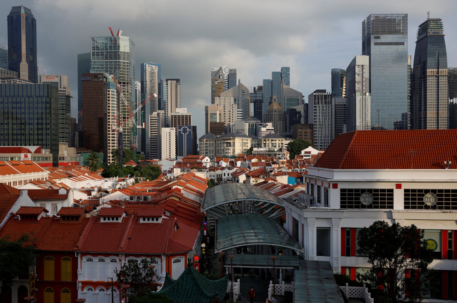 A view of the city skyline in Singapore, Oct. 25, 2021. (Reuters Photo)