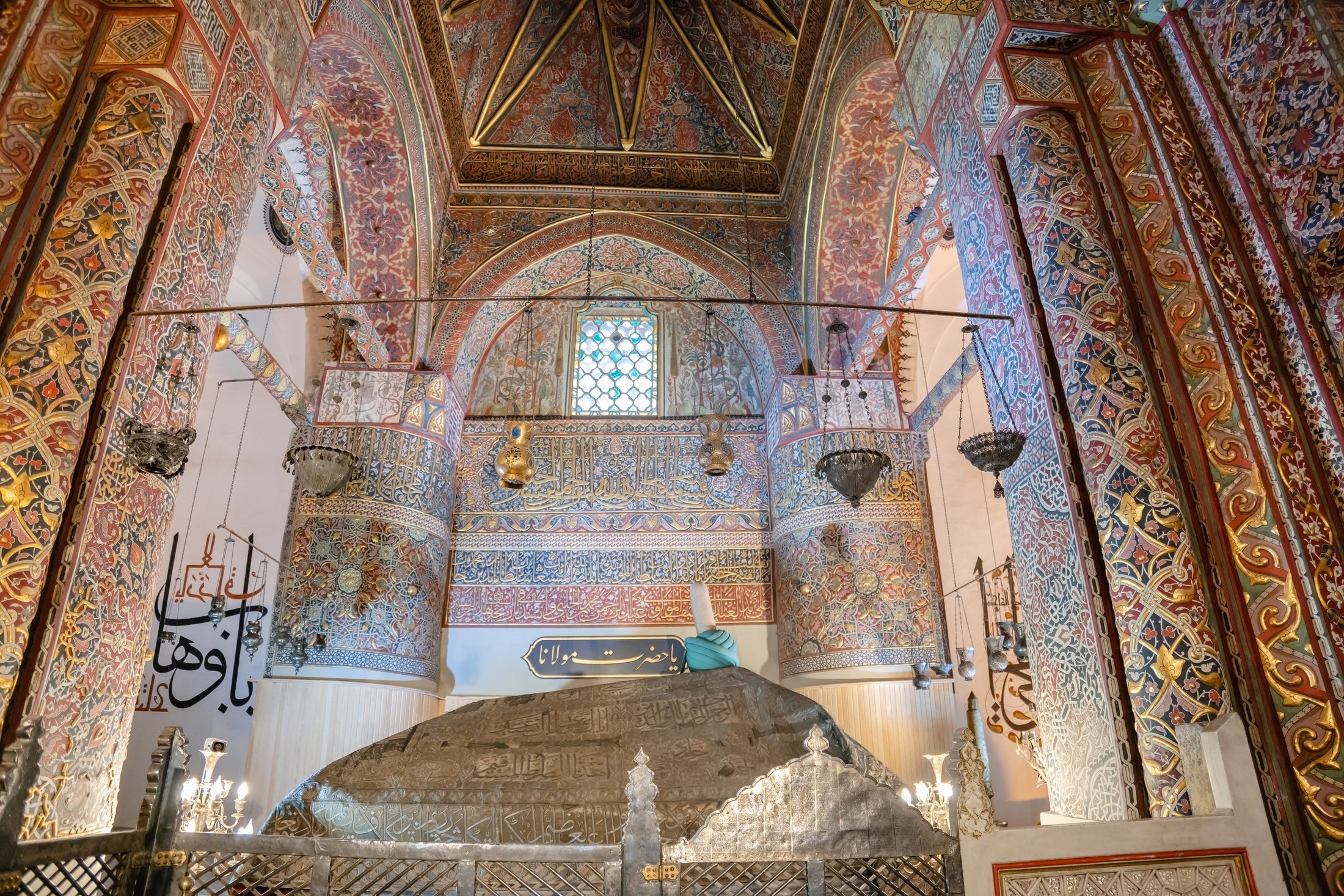 Makam Mevlana Jalaladdin Rumi, di Konya, Türkiye.  (Foto Shutterstock)