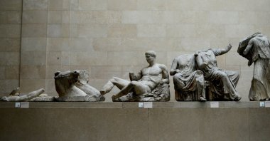 The Parthenon Marbles, also known as the Elgin Marbles, displayed at the British Museum in London, U.K., Oct. 16, 2014. (Reuters Photo)