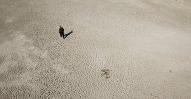Lake Arin faces the risk of oblivion owing to irrigation-related activities in Bitlis, Türkiye, Dec. 30, 2022. (IHA Photo)
