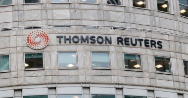 The Thomson Reuters headquarters building in Canary Wharf, London, Britain, Nov. 15, 2017. (Shutterstock Photo)