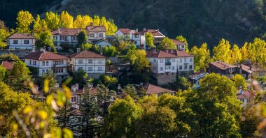 Göynük and historical Ottoman houses, in Bolu, Türkiye. (Shutterstock Photo)