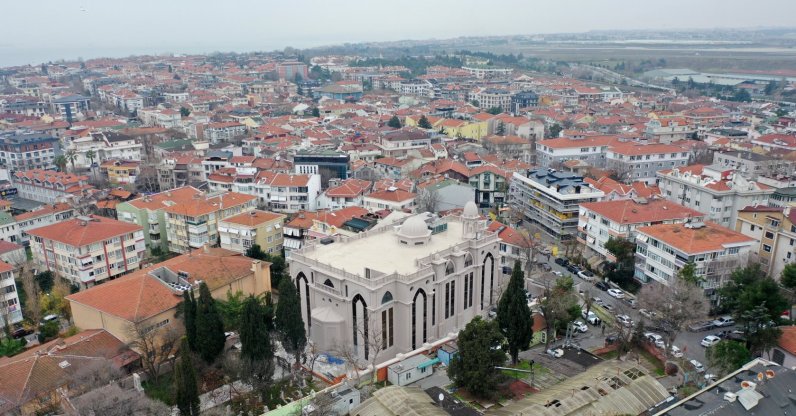 The Mor Efrem Syriac Ancient Orthodox Church in Yeşilköy, Istanbul, Türkiye, Jan. 5, 2023. (AA Photo)