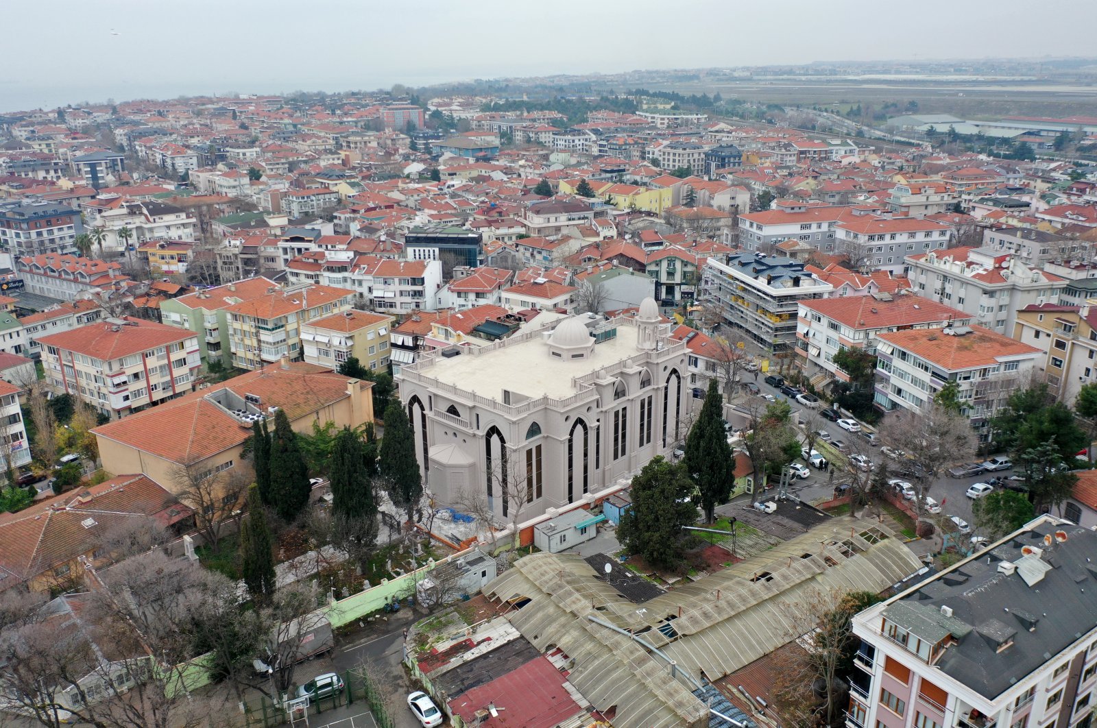 The Mor Efrem Syriac Ancient Orthodox Church in Yeşilköy, Istanbul, Türkiye, Jan. 5, 2023. (AA Photo)