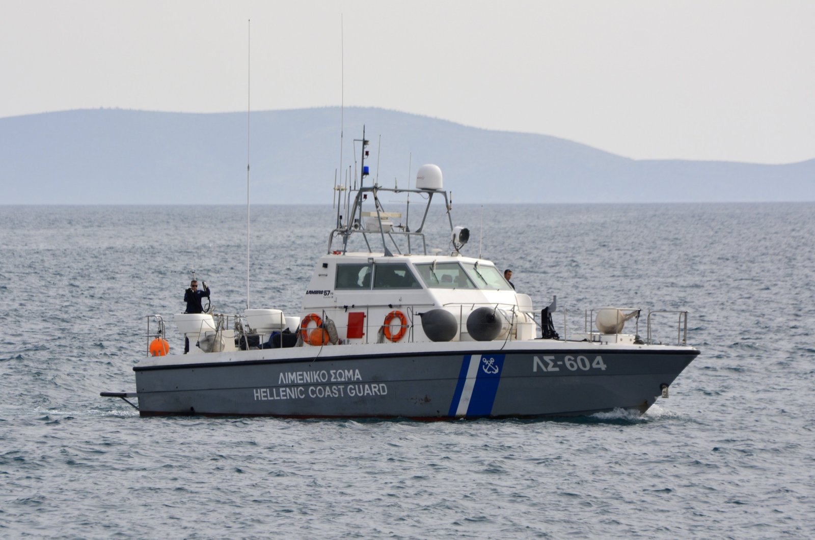 A coast guard vessel arrives with the bodies of migrants at the port of Pythagorio on the eastern Greek island of Samos, Saturday, March 17, 2018. (AP File Photo)