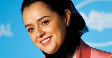 Actress Taraneh Alidoosti during a news conference for the film &quot;Leila&#039;s Brothers&quot; at the 75th Cannes Film Festival, in Cannes, France, May 26, 2022. (Reuters Photo)